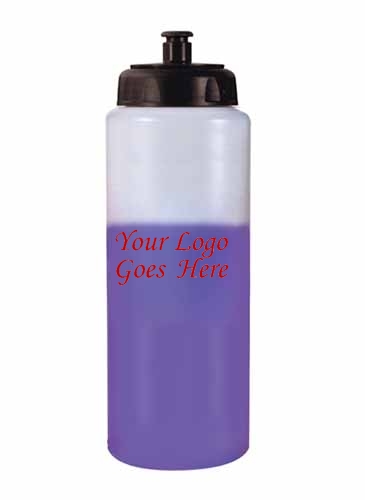 32oz. Mood Sports Bottle With Push'nPull Cap, Full Color Digital