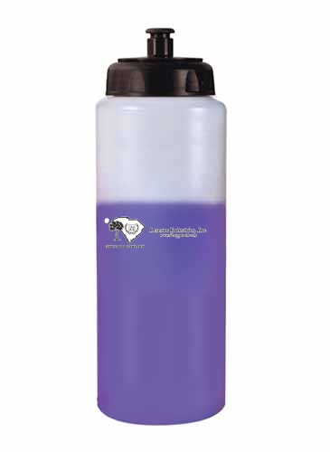 32oz. Mood Sports Bottle With Push'nPull Cap, Full Color Digital