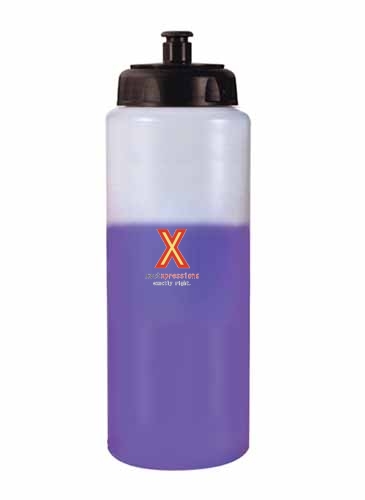 32oz. Mood Sports Bottle With Push'nPull Cap, Full Color Digital