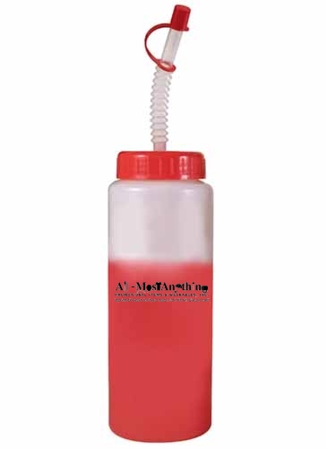 32 oz. Mood Sports Bottle With Flexible Straw, Full Color Digital