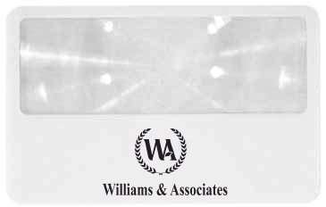 Wallet Magnifier with Case Full Color Digital