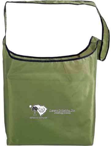 Rpet Fold-Away Sling Bag, Full Color Digital