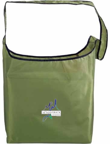 Rpet Fold-Away Sling Bag, Full Color Digital