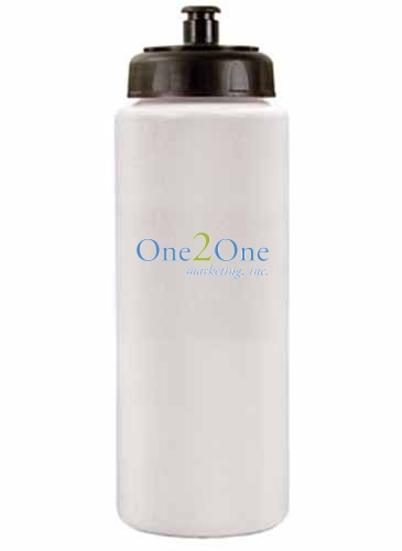 32oz. Sports Bottle w/Push 'n Pull Cap, Full Color Digital