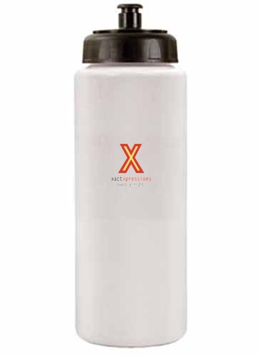 32oz. Sports Bottle w/Push 'n Pull Cap, Full Color Digital