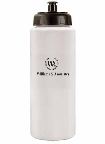 32oz. Sports Bottle w/Push 'n Pull Cap, Full Color Digital