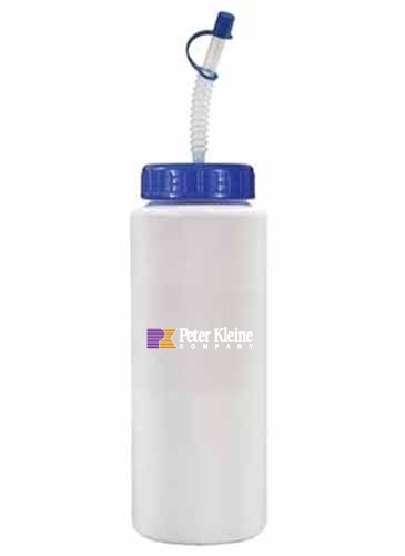 32oz. Sports Bottle With Flexible Straw, Full Color Digital