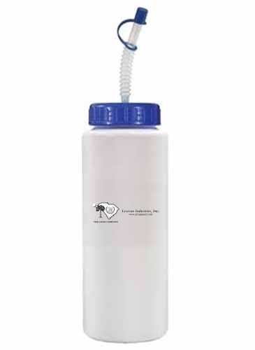 32oz. Sports Bottle With Flexible Straw, Full Color Digital