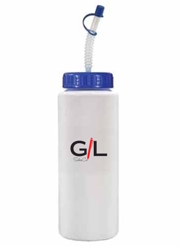 32oz. Sports Bottle With Flexible Straw, Full Color Digital
