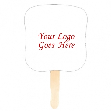 Hourglass Shape Hand Fan,Full Color Digital