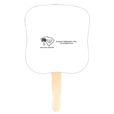 Hourglass Shape Hand Fan,Full Color Digital