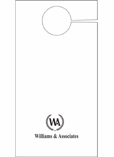 Digital Printed Door Hanger