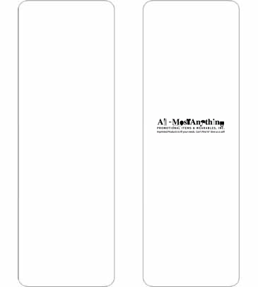 Bookmark, Full Color Digital (2 Side Custom Imprint)