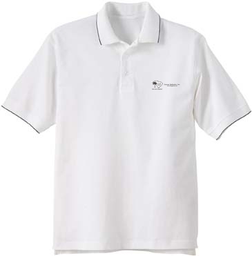 Men's Jersey Polo With Pencil Stripe