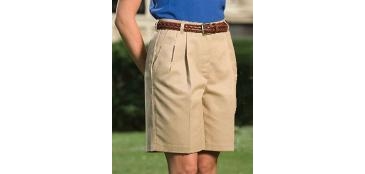 Ladies Pleated Shorts