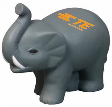 Elephant with Tusks Stress Reliever