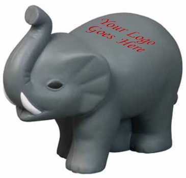 Elephant with Tusks Stress Reliever