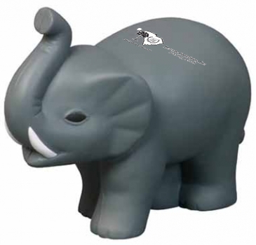 Elephant with Tusks Stress Reliever