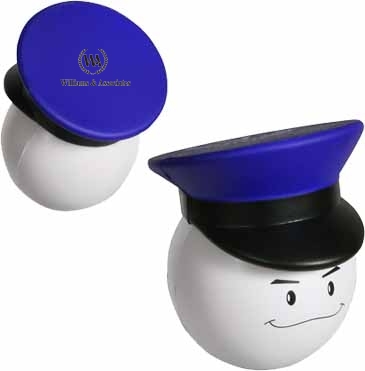 Policeman Mad Cap Stress Reliever