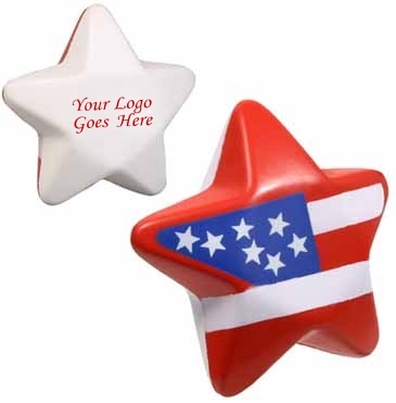 Patriotic Star Stress Reliever