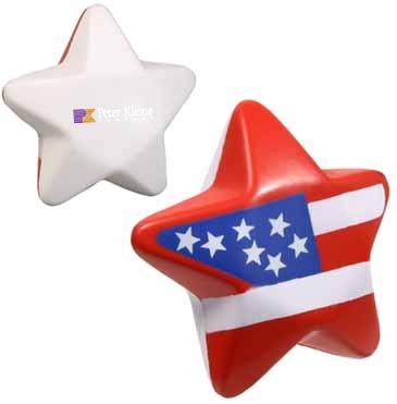 Patriotic Star Stress Reliever
