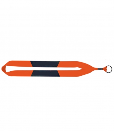 1" Polyester Waffle Weave Dye Sublimated Lanyard