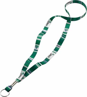1/2" Dye-Sublimated Waffle Weave Lanyard