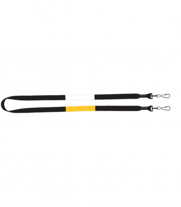 1/2" 2-Ended Dye-Sublimated Lanyard with Metal Crimp and Metal Sw