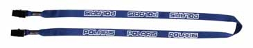 1/2" Polyester Double Bulldog Clip Lanyard