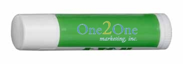 Natural Lip Moisturizer with Organic Ingredients in White Tube
