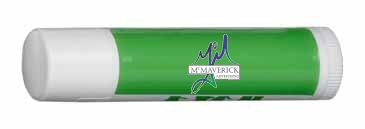 Natural Lip Moisturizer with Organic Ingredients in White Tube