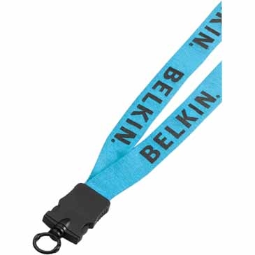 3/4" Cotton Lanyard with Plastic Snap-Buckle Release & O-Ring