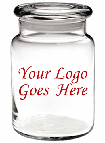 26 oz. Apothecary Jar w/Flat Lid