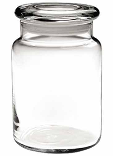 26 oz. Apothecary Jar w/Flat Lid