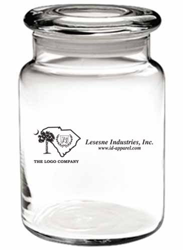 26 oz. Apothecary Jar w/Flat Lid