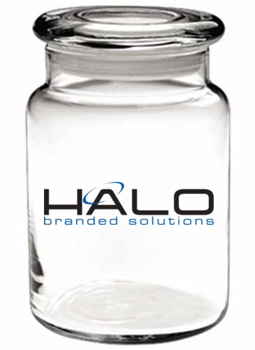 26 oz. Apothecary Jar w/Flat Lid