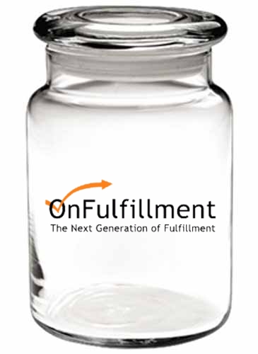 26 oz. Apothecary Jar w/Flat Lid