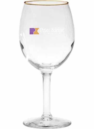 11 oz. Wine Glass - Deep Etched