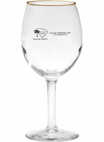 11 oz. Wine Glass - Deep Etched