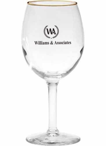 11 oz. Wine Glass - Deep Etched