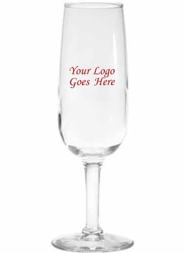 6.5 oz. Champagne Flute - Deep Etched