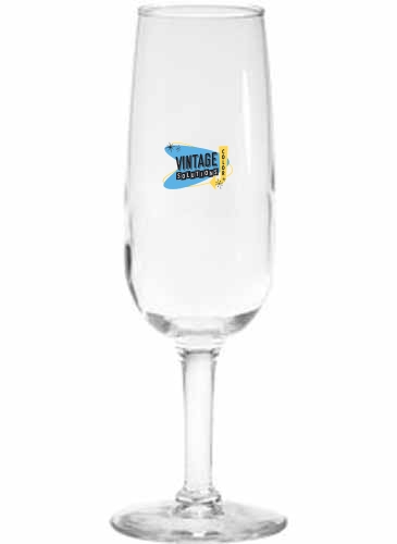 6.5 oz. Champagne Flute - Deep Etched