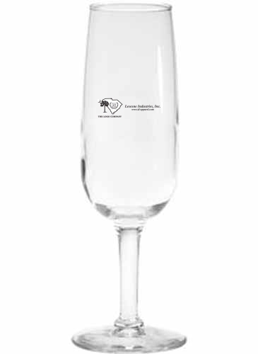 6.5 oz. Champagne Flute - Deep Etched