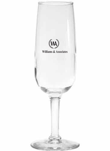 6.5 oz. Champagne Flute - Deep Etched