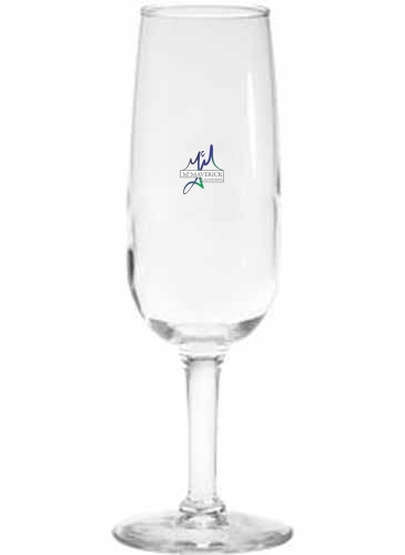 6.5 oz. Champagne Flute - Deep Etched
