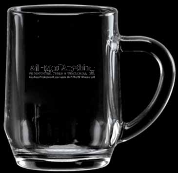 10 oz. Haworth Glass Coffee - Deep Etched