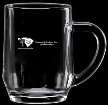 10 oz. Haworth Glass Coffee - Deep Etched