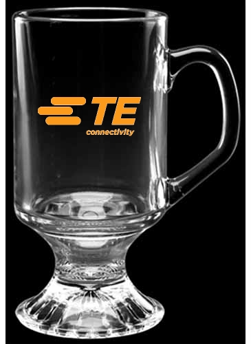10 oz. Irish Coffee Mug - Deep Etched
