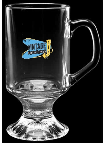 10 oz. Irish Coffee Mug - Deep Etched