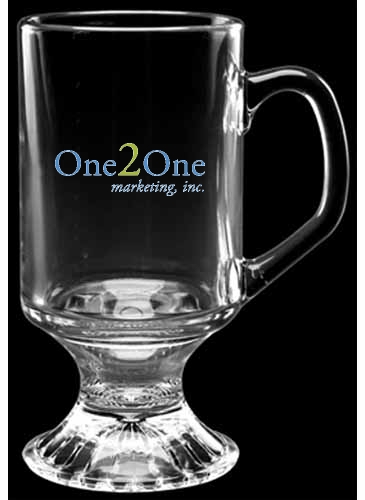 10 oz. Irish Coffee Mug - Deep Etched